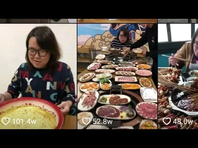 【抖音】浪胃仙挑战各种美食,大胃王合集